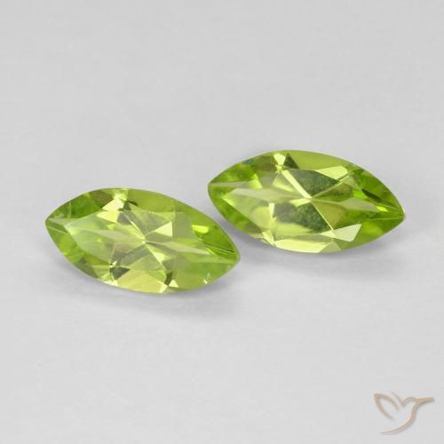 Shop natural 1.26ct Vert moyen Péridot gems, Marquise, from Chine at GemSelect. In stock, global shipping!