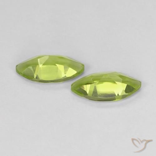 Shop natural 1.26ct Vert moyen Péridot gems, Marquise, from Chine at GemSelect. In stock, global shipping!