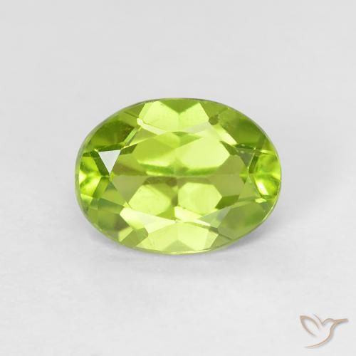 1.21ct Naturel Vert éclatant Péridot, ovale, VS