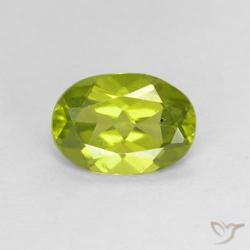 1.15ct Naturel Olive verte Péridot, ovale, VS