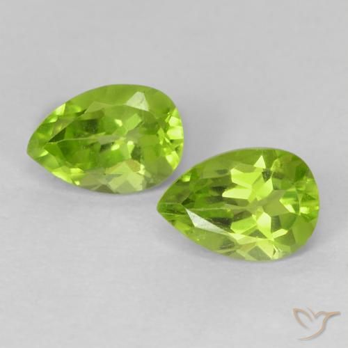 Shop natural 0.97ct Vert moyen Péridot gems, En forme de poire, from Chine at GemSelect. In stock, global shipping!