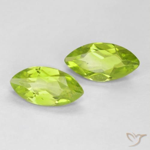 Shop natural 1.11ct Vert moyen Péridot gems, Marquise, from Chine at GemSelect. In stock, global shipping!