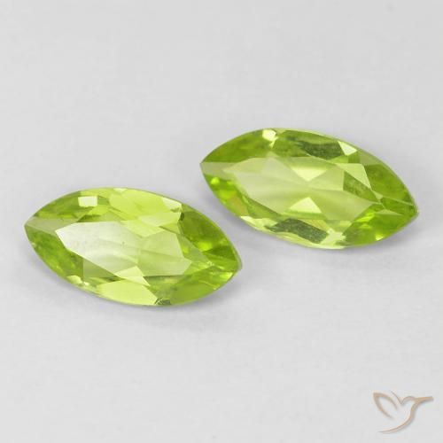 Shop natural 1.10ct Vert moyen Péridot gems, Marquise, from Chine at GemSelect. In stock, global shipping!
