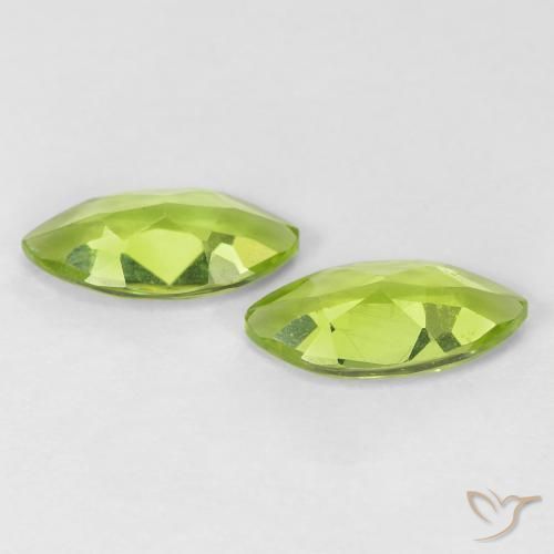 Shop natural 1.10ct Vert moyen Péridot gems, Marquise, from Chine at GemSelect. In stock, global shipping!