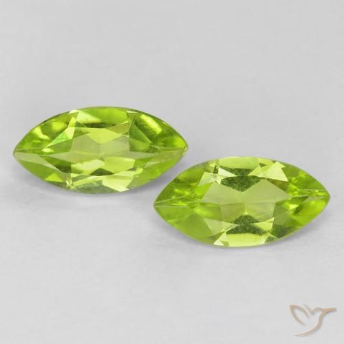 Shop natural 1.13ct Vert moyen Péridot gems, Marquise, from Chine at GemSelect. In stock, global shipping!