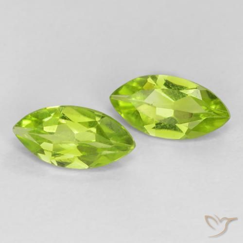 Shop natural 1.13ct Vert moyen Péridot gems, Marquise, from Chine at GemSelect. In stock, global shipping!
