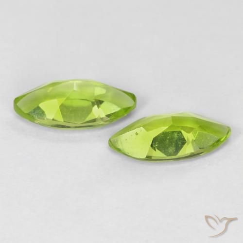 Shop natural 1.13ct Vert moyen Péridot gems, Marquise, from Chine at GemSelect. In stock, global shipping!