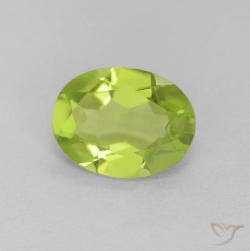 1.16ct Naturel Vert éclatant Péridot, ovale, VS