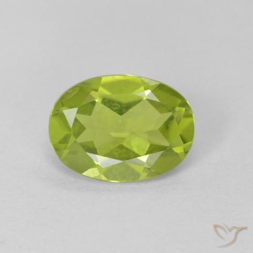 1.08ct Naturel Vert éclatant Péridot, ovale, VS