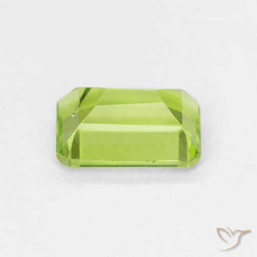 Péridot Vert clair naturelle Octogone / coupe Émeraude, 1.06 ct, VS