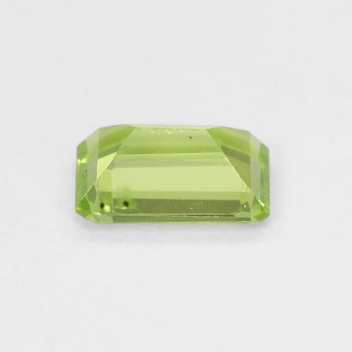 Péridot Vert éclatant naturelle Octogone / coupe Émeraude, 0.58 ct, VS