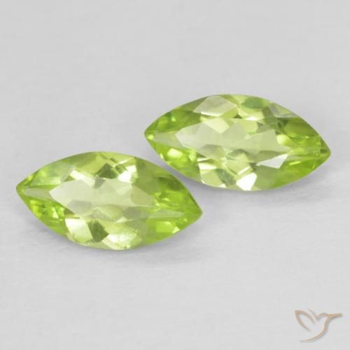Shop natural 0.70ct Vert éclatant Péridot gems, Marquise, from Chine at GemSelect. In stock, global shipping!