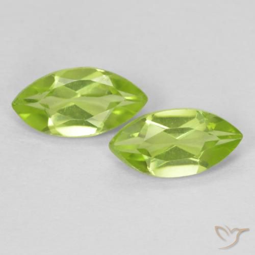1.10ctw Naturel Vert clair Péridot, Marquise, VVS