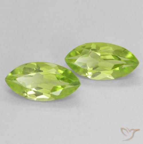 1.24ctw Naturel Vert jaunâtre Péridot, Marquise, VVS-VS