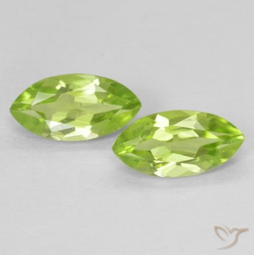 Shop natural 1.24ct Vert jaunâtre Péridot gems, Marquise, from Chine at GemSelect. In stock, global shipping!