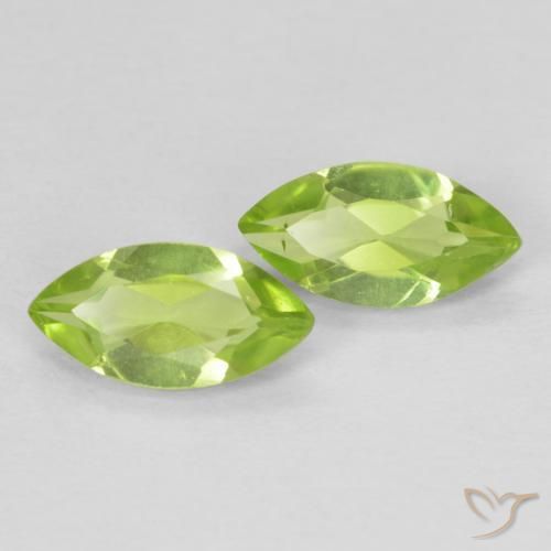 Shop natural 1.23ct Vert jaunâtre vif Péridot gems, Marquise, from Chine at GemSelect. In stock, global shipping!