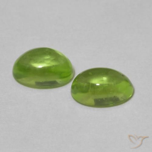 Shop natural 1.35ct Vert jaunâtre vif Péridot gems, ovale, from Chine at GemSelect. In stock, global shipping!