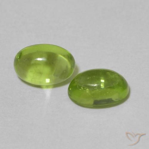 Shop natural 1.25ct Vert jaunâtre vif Péridot gems, ovale, from Chine at GemSelect. In stock, global shipping!