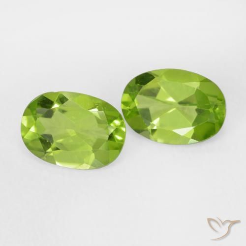 Achetez naturel 1.75ct Vert éclatant Péridot gems, Coupe ovale, En provenance Chine chez GemSelect. En stock, livraison internationale!