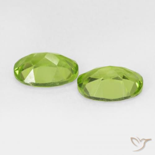 Achetez naturel 1.75ct Vert éclatant Péridot gems, Coupe ovale, En provenance Chine chez GemSelect. En stock, livraison internationale!