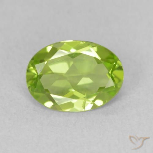 1.09ct Naturel Vert éclatant Péridot, ovale, VS