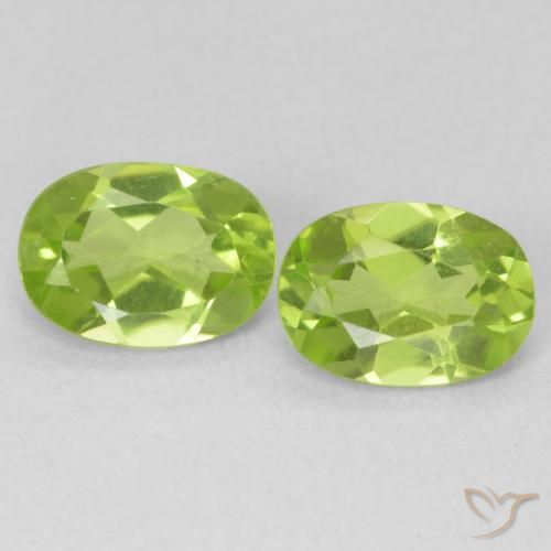 Achetez naturel 1.64ct Vert clair Péridot gems, Coupe ovale, En provenance Chine chez GemSelect. En stock, livraison internationale!