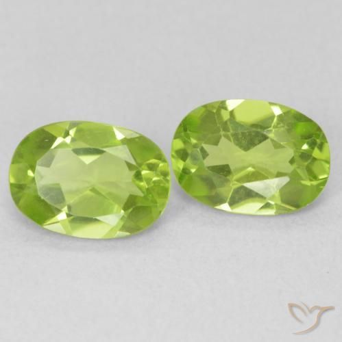 Achetez naturel 1.64ct Vert clair Péridot gems, Coupe ovale, En provenance Chine chez GemSelect. En stock, livraison internationale!
