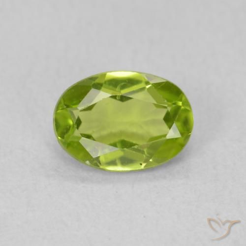 0.83ct Naturel Vert éclatant Péridot, ovale, VS