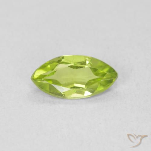 0.56ct Naturel Vert clair Péridot, Marquise, VS