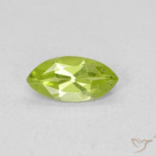 0.55ct Naturel Vert clair Péridot, Marquise, VS