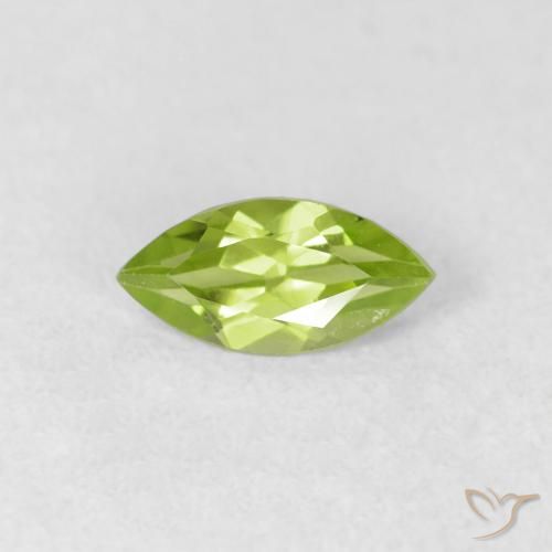 0.65ct Naturel Vert clair Péridot, Marquise, VS