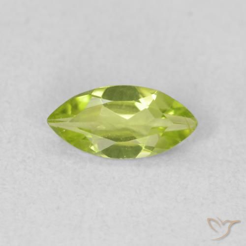 0.48ct Naturel Vert jaunâtre Péridot, Marquise, VS