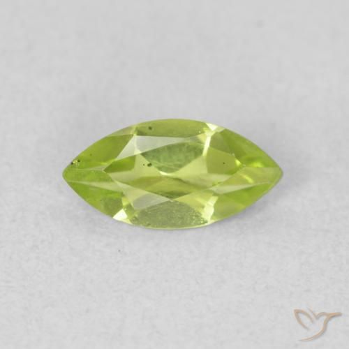0.59ct Naturel Vert moyen Péridot, Marquise, VS