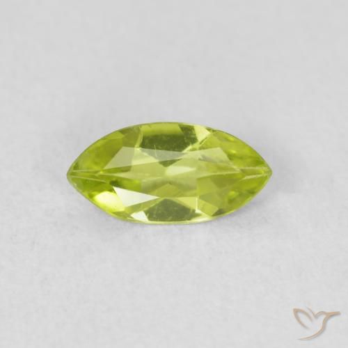 0.49ct Naturel Vert éclatant Péridot, Marquise, VS