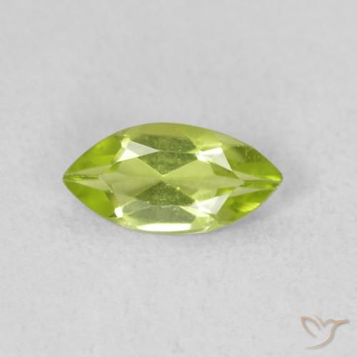 0.54ct Naturel Vert jaunâtre vif Péridot, Marquise, VS