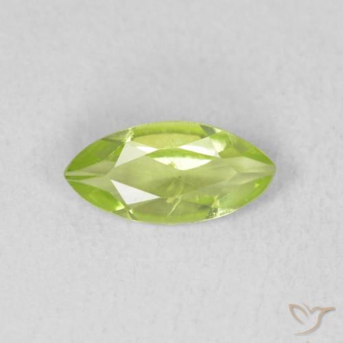 0.55ct Naturel Vert moyen Péridot, Marquise, VS