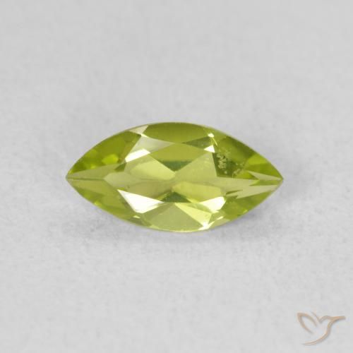 0.52ct Naturel Olive verte Péridot, Marquise, VS