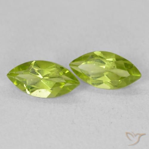 1.21ctw Naturel Vert moyen Péridot, Marquise, VS