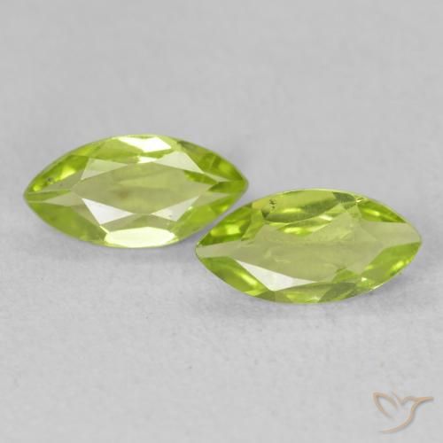 Shop natural 1.01ct Vert moyen Péridot gems, Marquise, from Chine at GemSelect. In stock, global shipping!