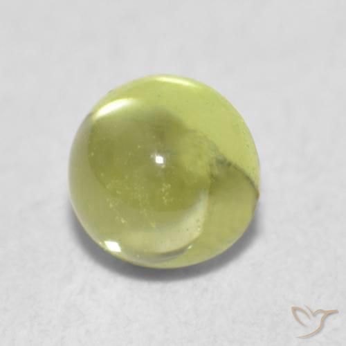 Péridot Olive verte naturelle Tour, 0.38 ct, Transparent