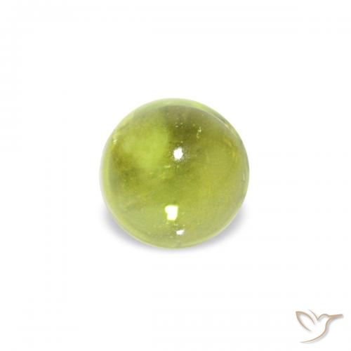 0.38ct Olive verte Péridot, Tour, Transparent