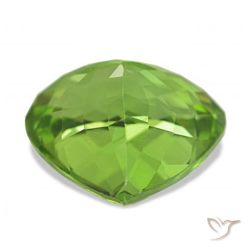 Péridot Vert éclatant naturelle En forme de poire, 10.00 ct, VVS-VS