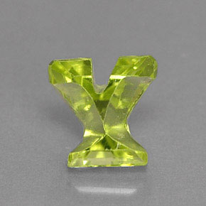 Péridot vert naturelle forme fantaisie, 0,46 ct, VS