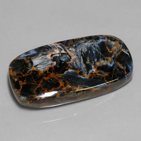 Pietersite Multicolore naturelle Coupe coussin, 52.84 ct, Opaque