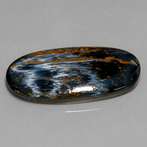 Piétersite multicolore naturelle coupe ovale, 18,06 ct, opaque