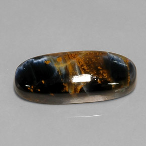 Pietersite Multicolore naturelle Coupe ovale, 10.81 ct, Opaque