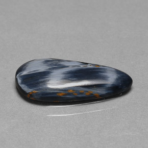 Pietersite Multicolore naturelle En forme de poire, 2.63 ct, Opaque