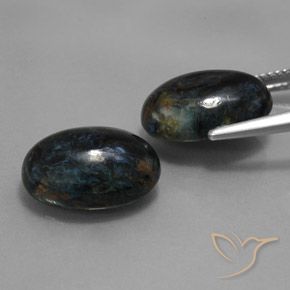 Shop natural 11.78ct Noire Pietersite gems, ovale, from Chine at GemSelect. In stock, global shipping!