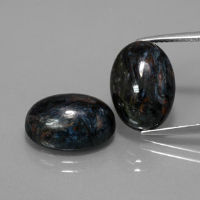 Achetez naturel 12,84ct multicolore piétersite gems, coupe ovale, en provenance chine chez gemselect. en stock, livraison internationale!