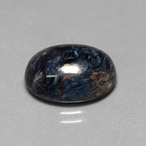 Piétersite multicolore naturelle coupe ovale, 6,00 ct, opaque